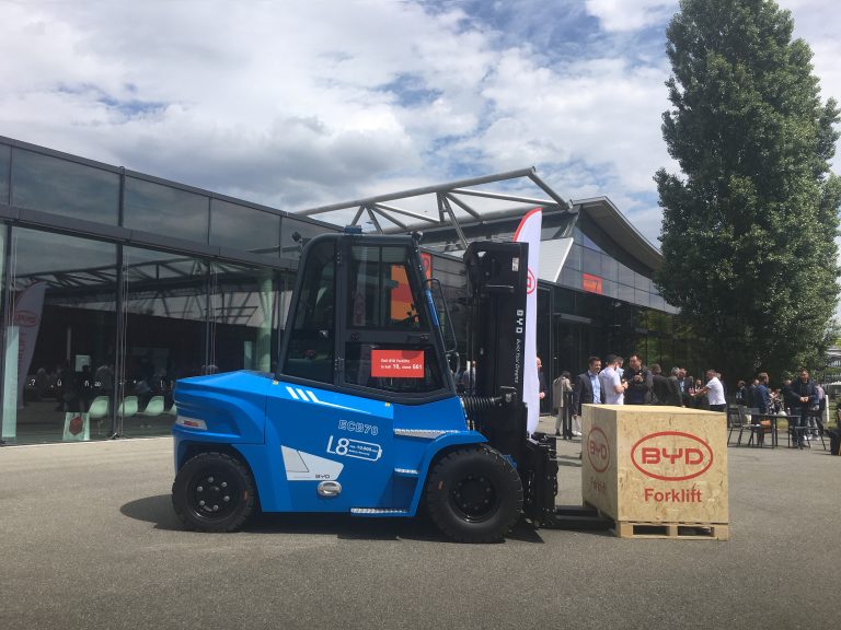BYD Forklift unveils advanced products at LogiMAT BYD